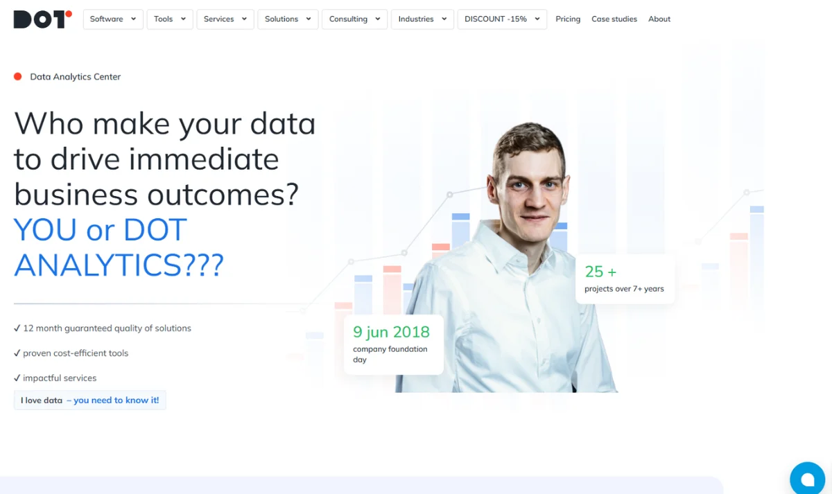 Dot Analytics Homepage