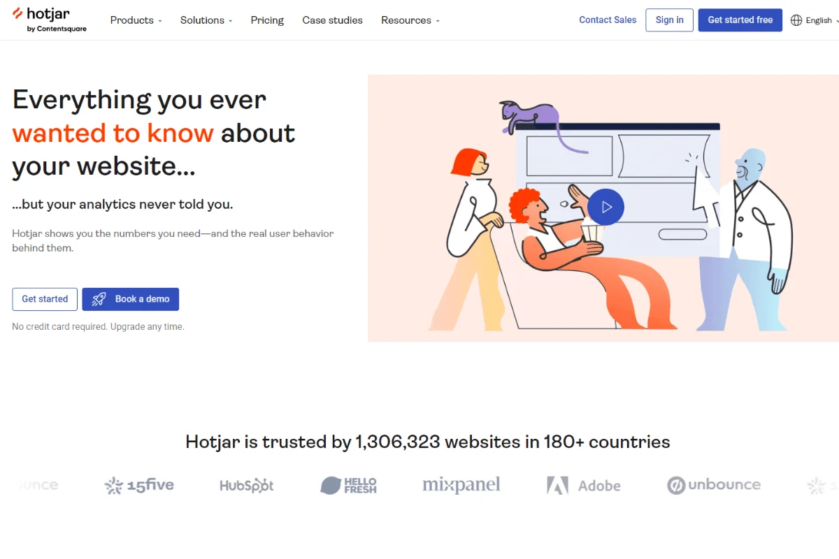 HotJar Homepage