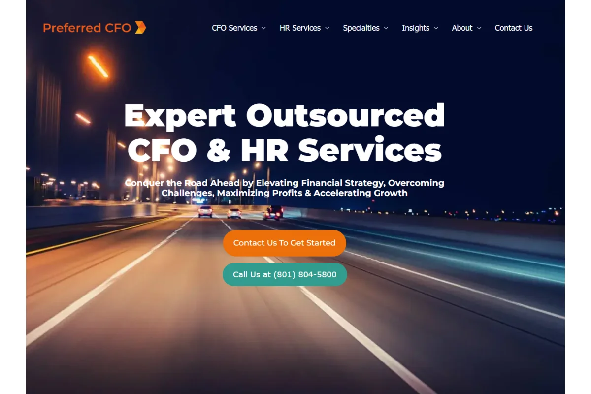 Preferred CFO Homepage